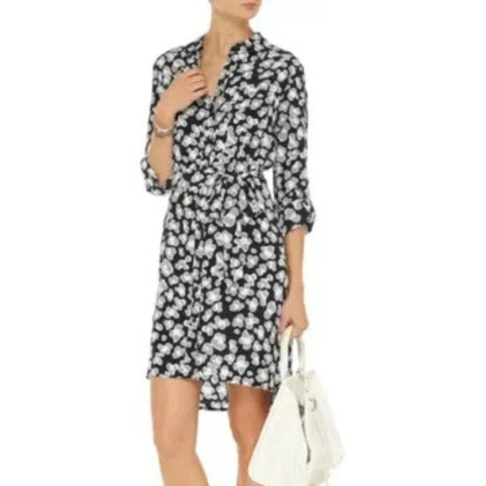 Diane Von Furstenberg Prita Silk Shirtdress 0 NWOT Authentic